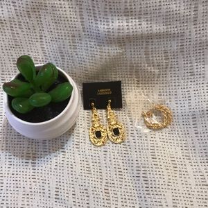 💛🖤Set of 2 earrings